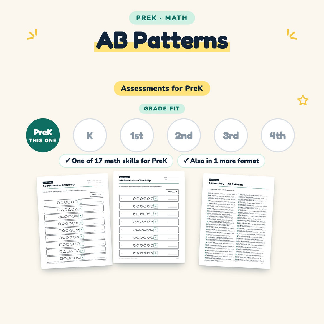 AB Patterns: skill and grade fit