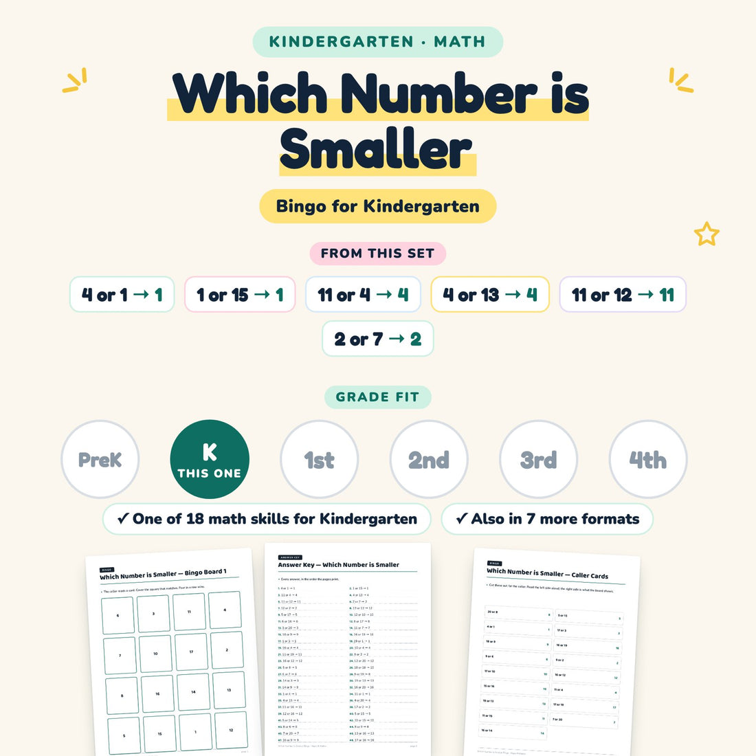Which Number is Smaller: skill and grade fit