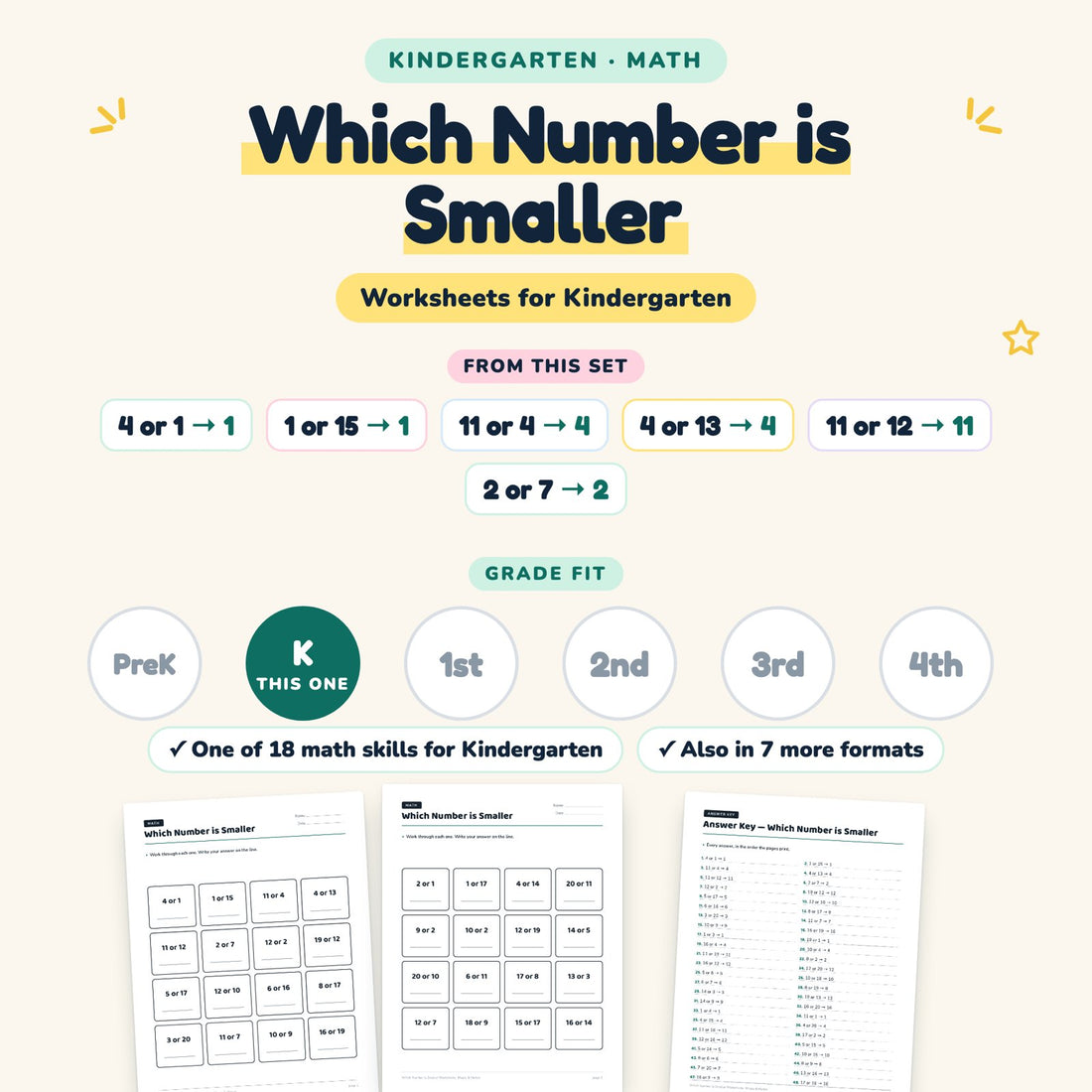 Which Number is Smaller: skill and grade fit