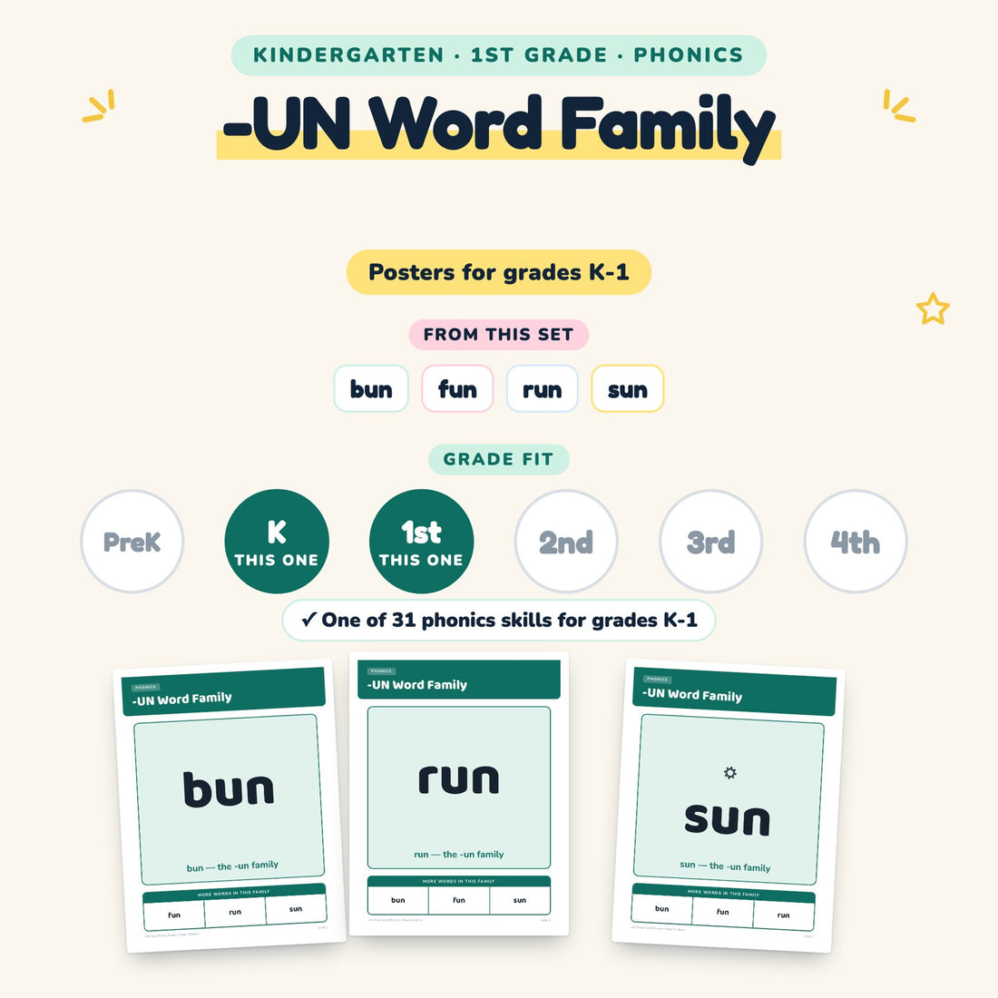 -UN Word Family: skill and grade fit