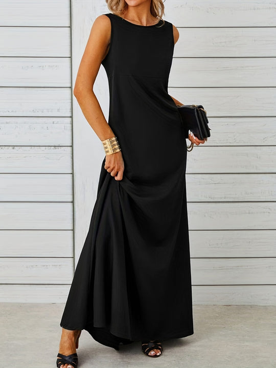 Elodie — Sleeveless Flowy Maxi Dress