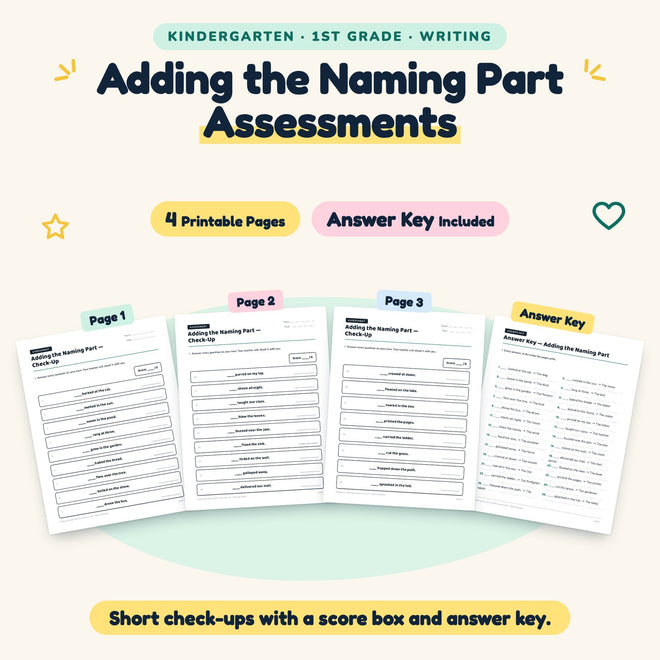 4 Adding the Naming Part Assessments — cover