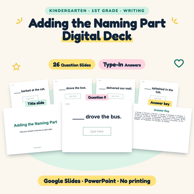 26 Question Adding the Naming Part Digital Deck — cover