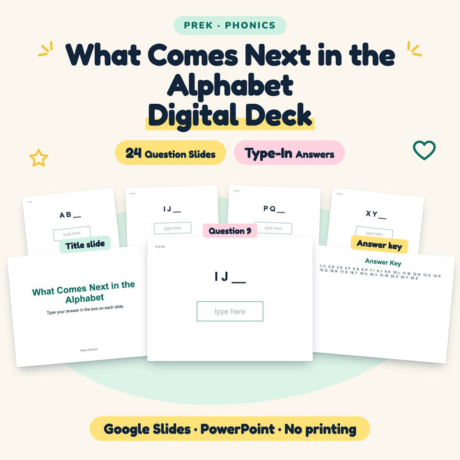 24 Question What Comes Next in the Alphabet Digital Deck — cover
