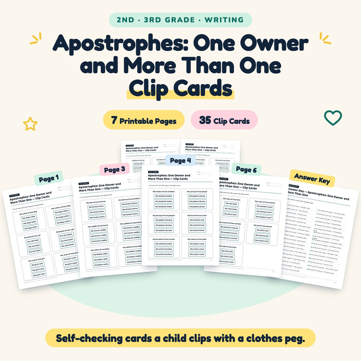 35 Apostrophes: One Owner and More Than One Clip Cards — cover
