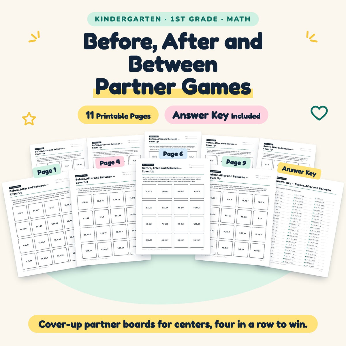 11 Before, After and Between Partner Games — cover