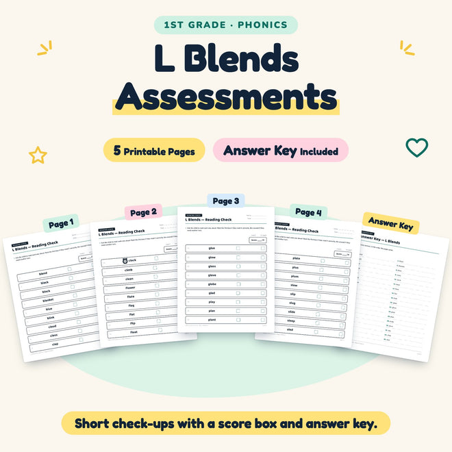 5 L Blends Assessments — cover