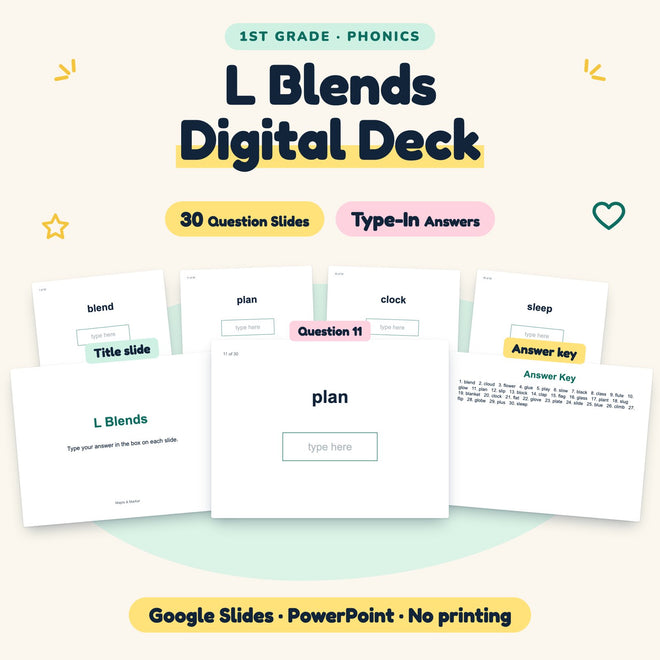 30 Question L Blends Digital Deck — cover