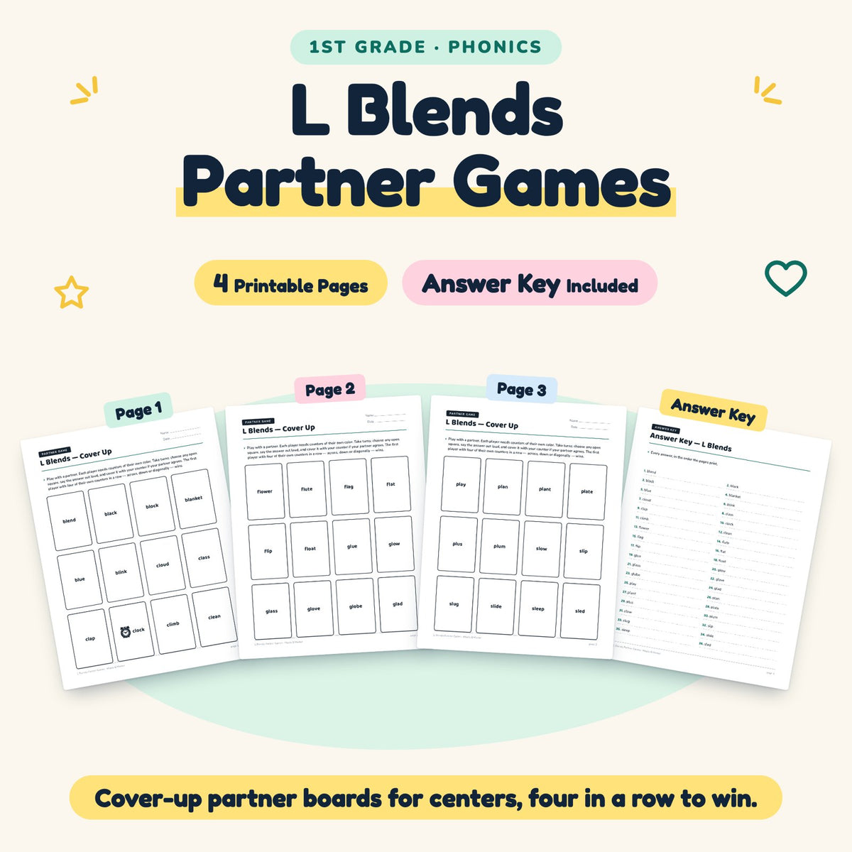 4 L Blends Partner Games — cover