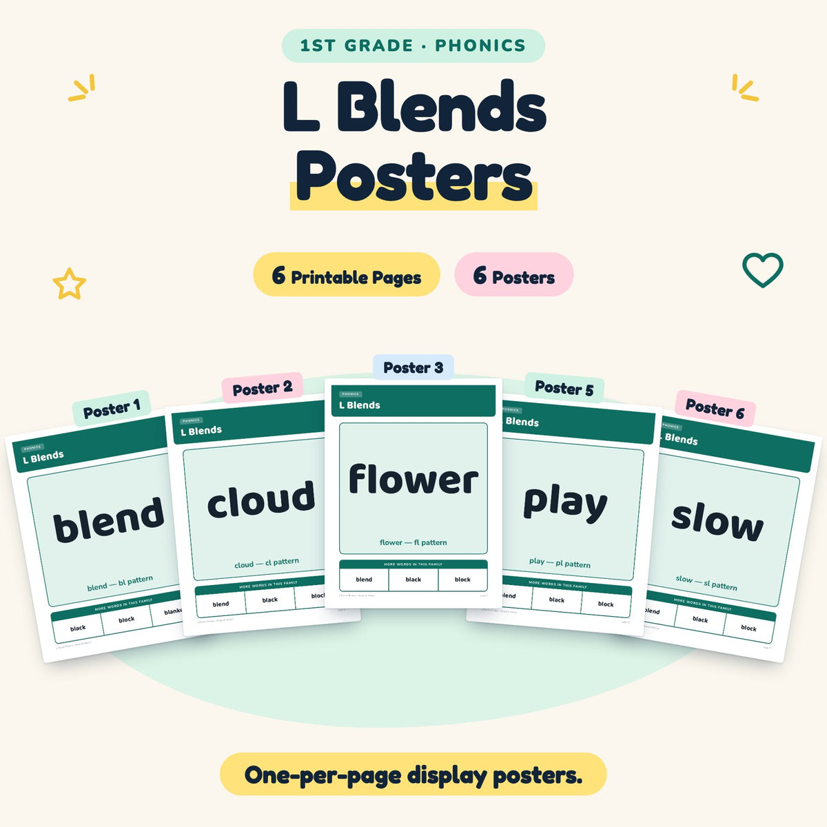 6 L Blends Posters — cover