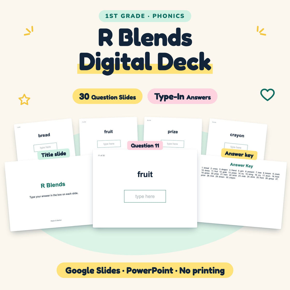 30 Question R Blends Digital Deck — cover