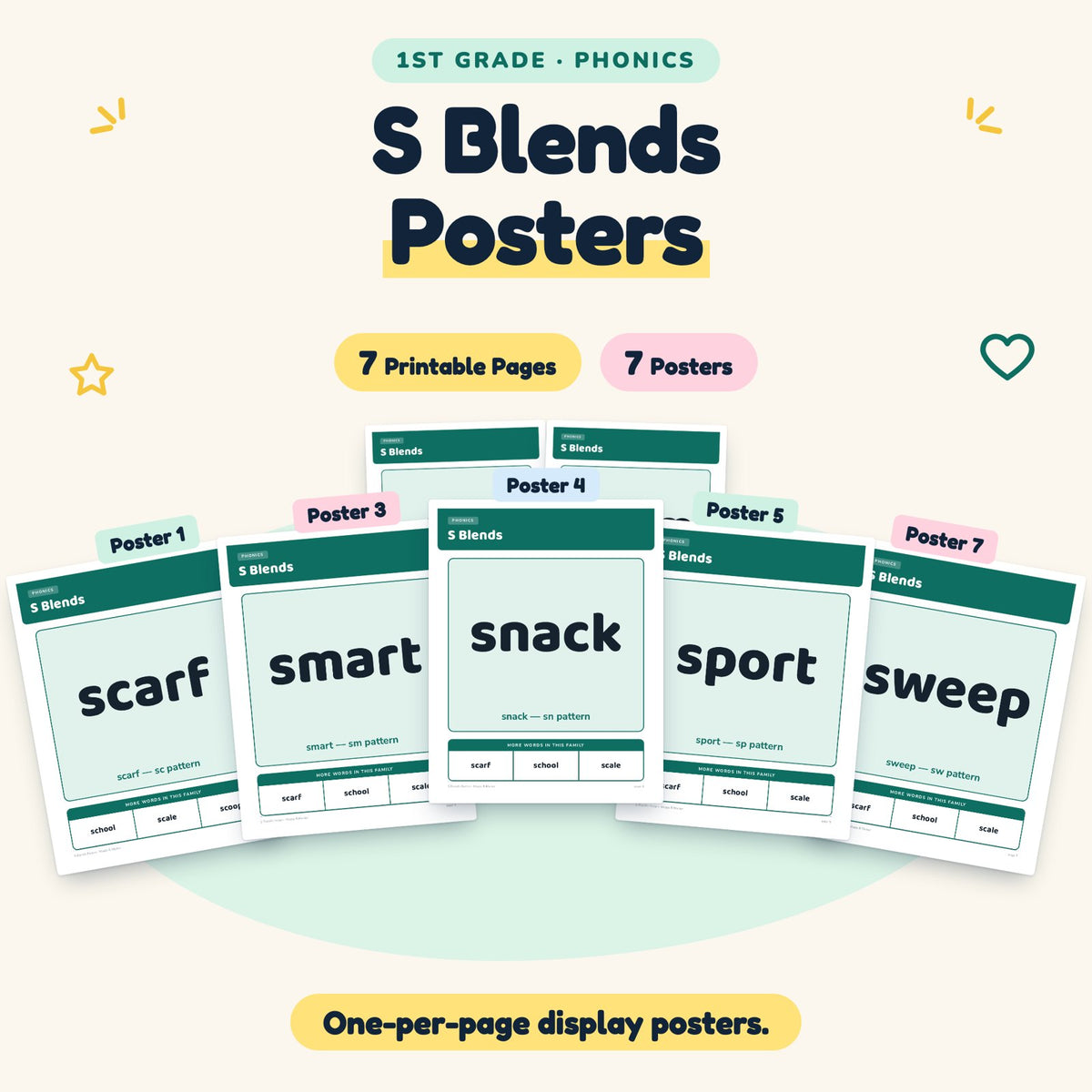 7 S Blends Posters — cover