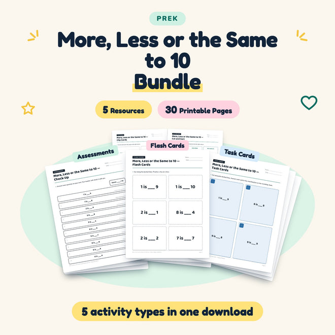 30 Page More, Less or the Same to 10 Bundle — cover