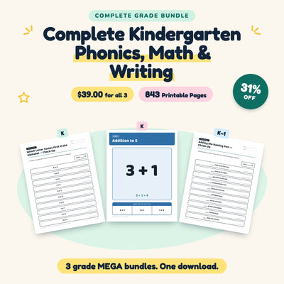 Complete Kindergarten Bundle