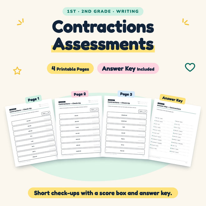 4 Contractions Assessments — cover