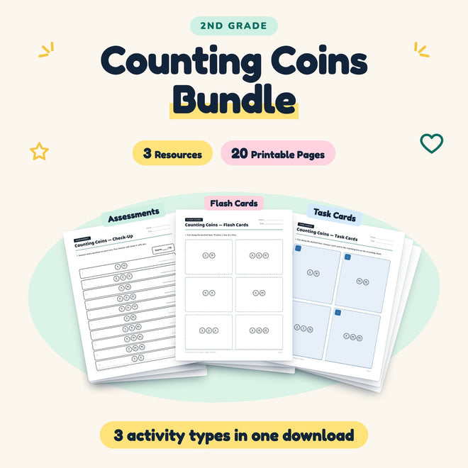20 Page Counting Coins Bundle — cover