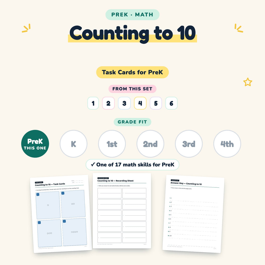Counting to 10: skill and grade fit