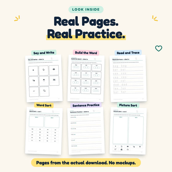Build the word sample page
