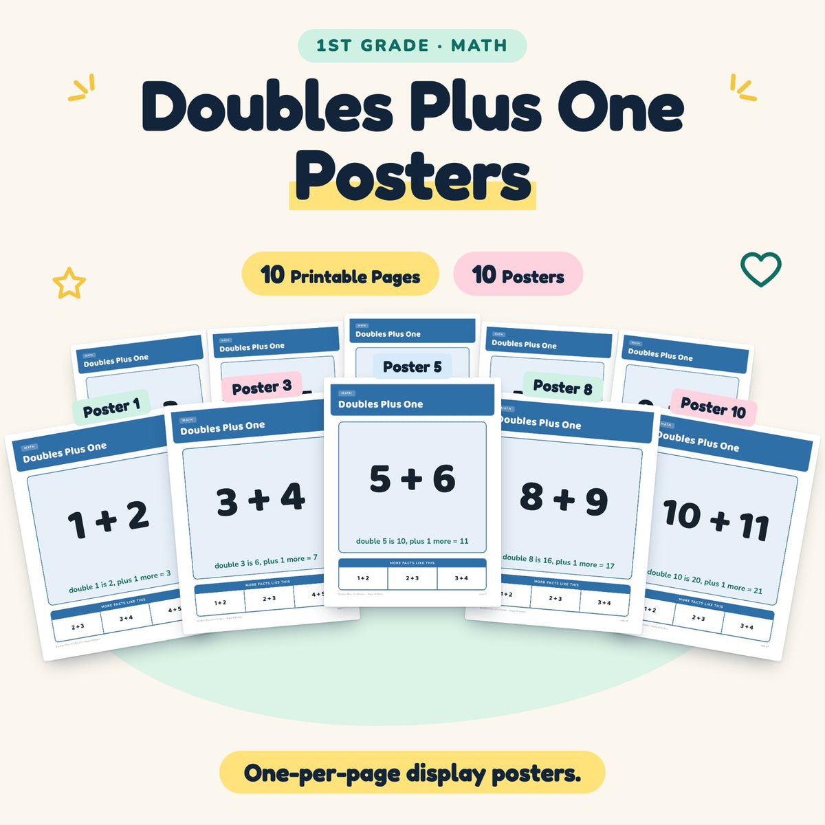 10 Doubles Plus One Posters — cover