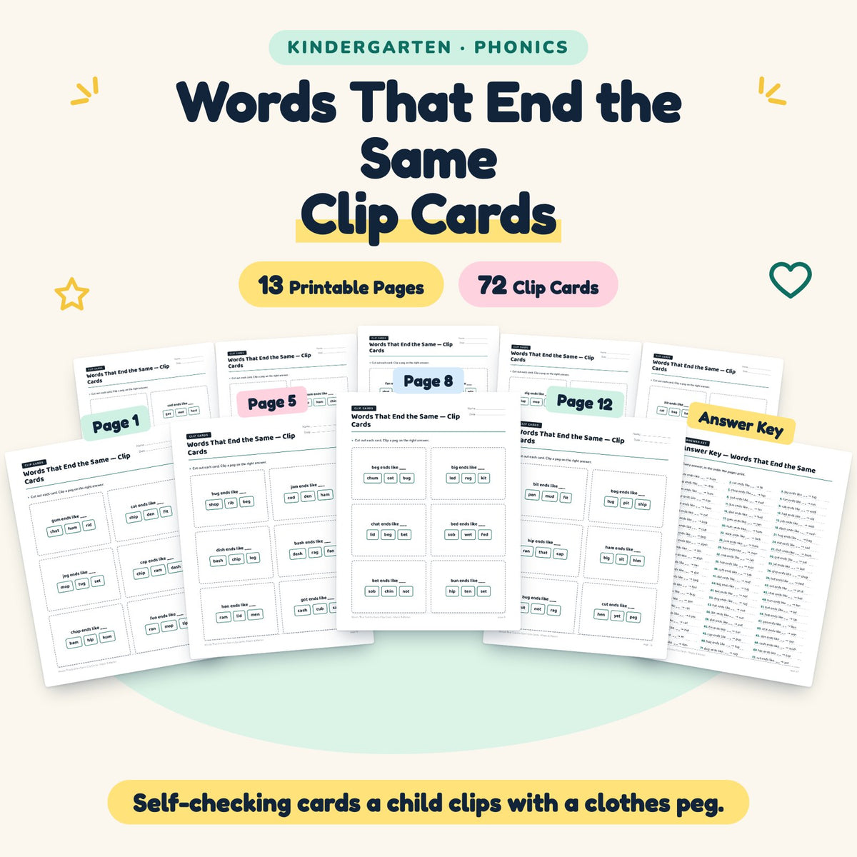 72 Words That End the Same Clip Cards — cover
