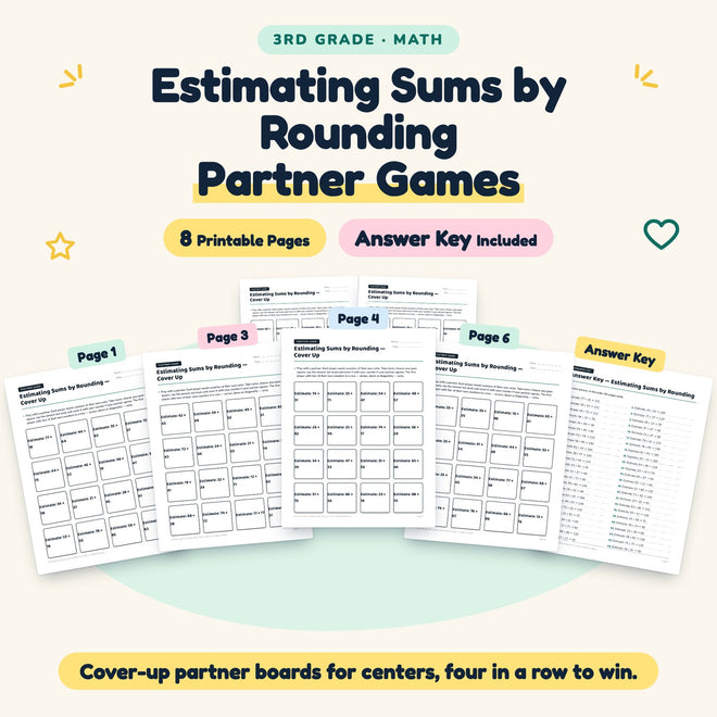 8 Estimating Sums by Rounding Partner Games — cover