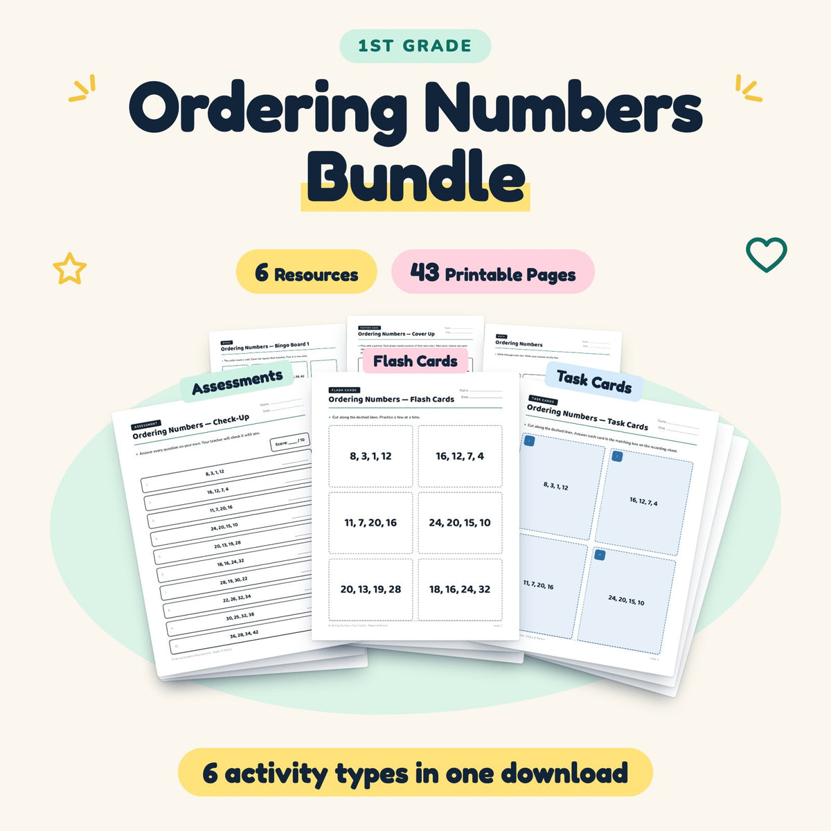 43 Page Ordering Numbers Bundle — cover