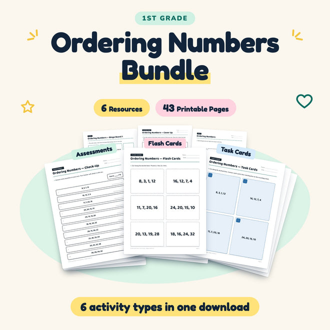 43 Page Ordering Numbers Bundle — cover