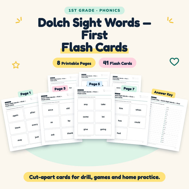 41 Dolch Sight Words — cover