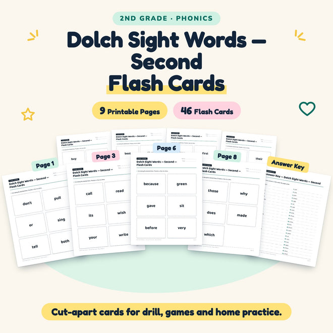 46 Dolch Sight Words — cover