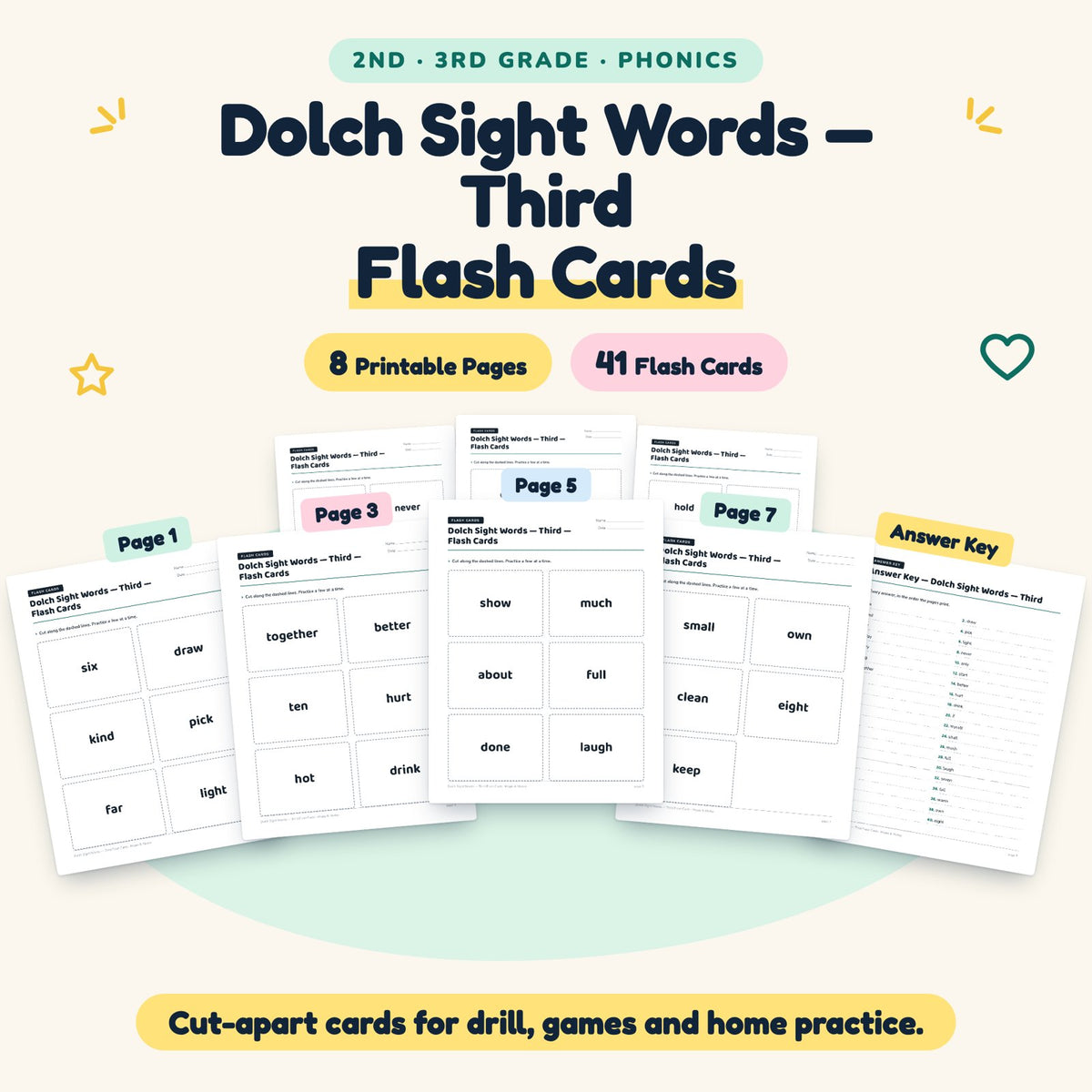 41 Dolch Sight Words — cover