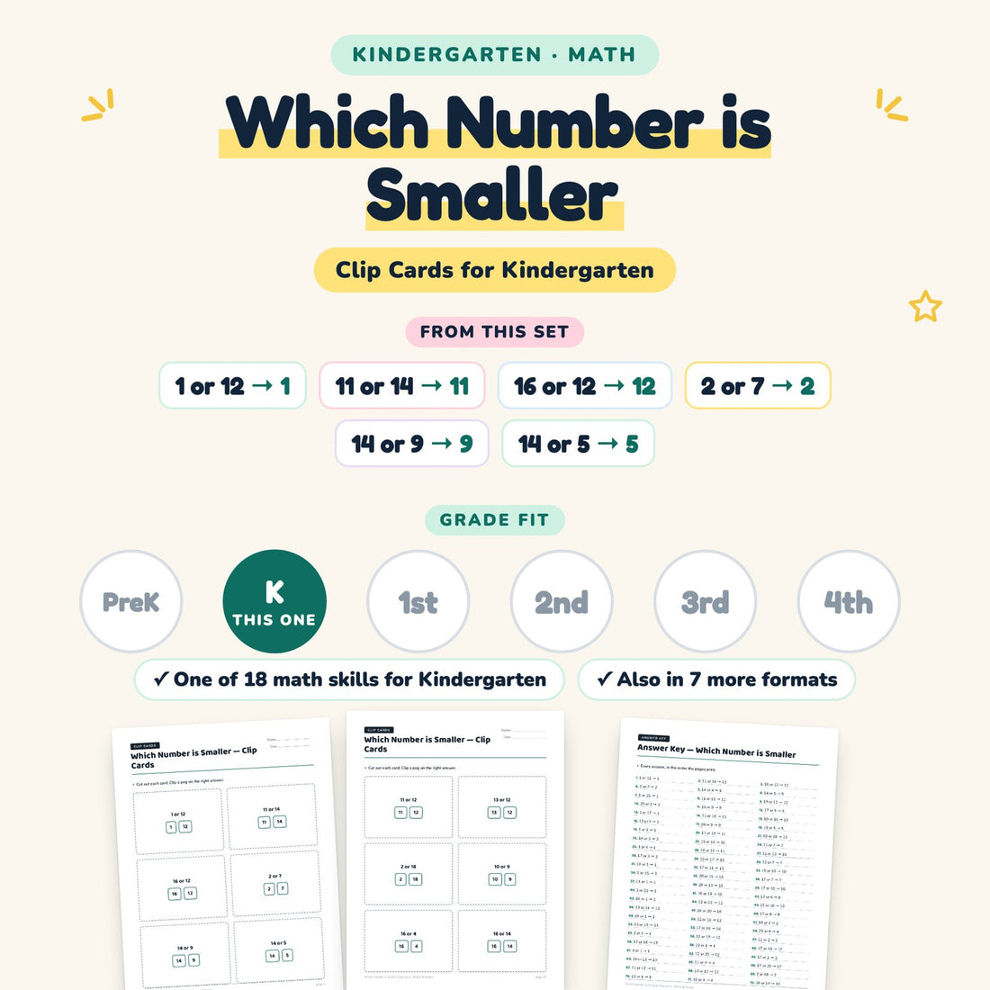 Which Number is Smaller: skill and grade fit