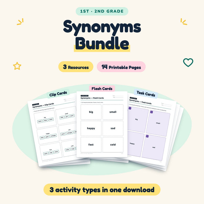 14 Page Synonyms Bundle — cover