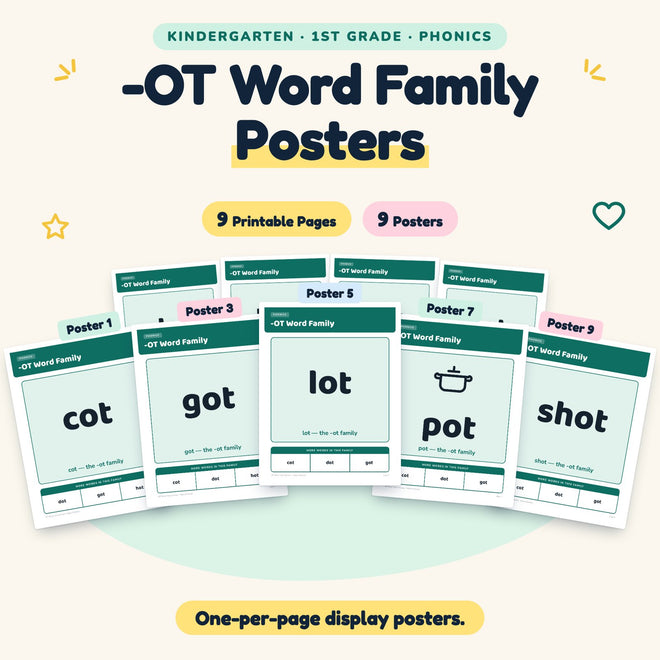 9 -OT Word Family Posters — cover